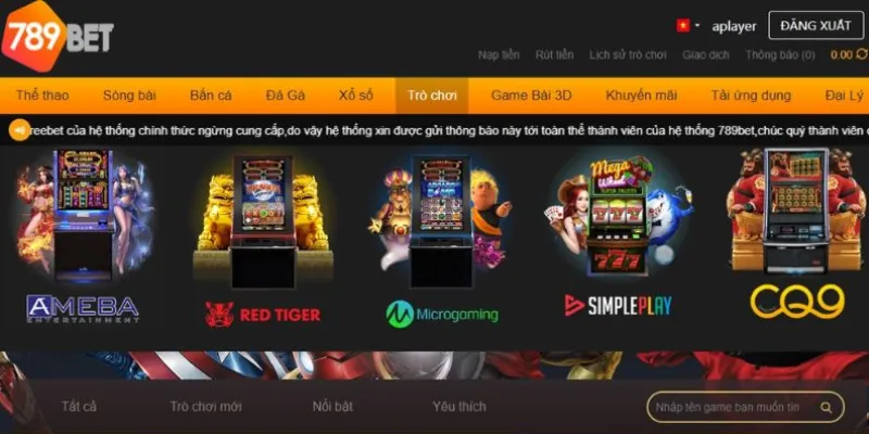 Nắm bắt danh sách game đa dạng và phong phú tại 789Bet